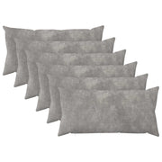 Presvlaka za jastuk 6 pcs HEERLEN Svjetlosiva 40 x 70 cm