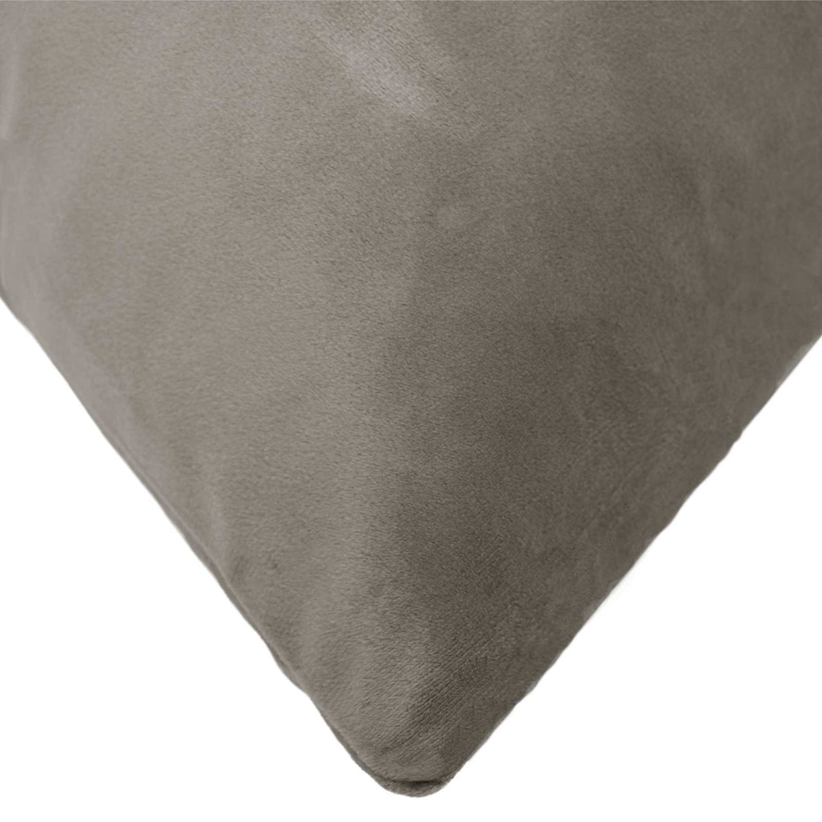 Presvlaka za jastuk 2 pcs HEERLEN Svjetlosiva 40 x 80 cm Baršun