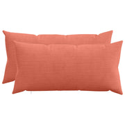 Presvlaka za jastuk 2 pcs HEERLEN Crvena narančasta 40 x 80 cm