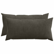 Presvlaka za jastuk 2 pcs HEERLEN Antracit 40 x 80 cm Kord