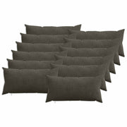 Presvlaka za jastuk 12 pcs HEERLEN Antracit 40 x 80 cm Kord
