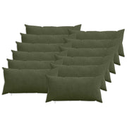 Presvlaka za jastuk 12 pcs HEERLEN Zelena 40 x 80 cm Kord
