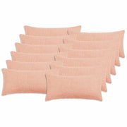 Presvlaka za jastuk 12 pcs HEERLEN Ružičasta 40 x 80 cm Bouclé