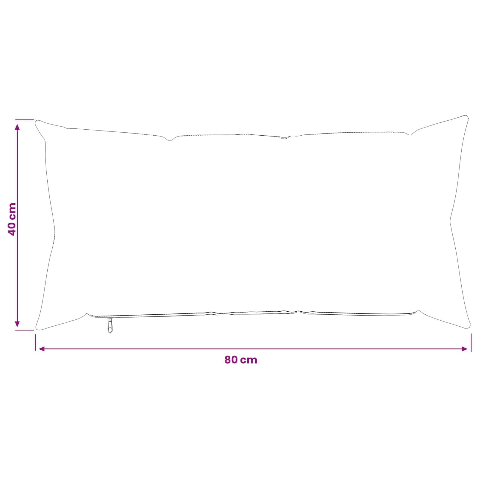 Presvlaka za jastuk 6 pcs HEERLEN Tamnosiva 40 x 80 cm Bouclé