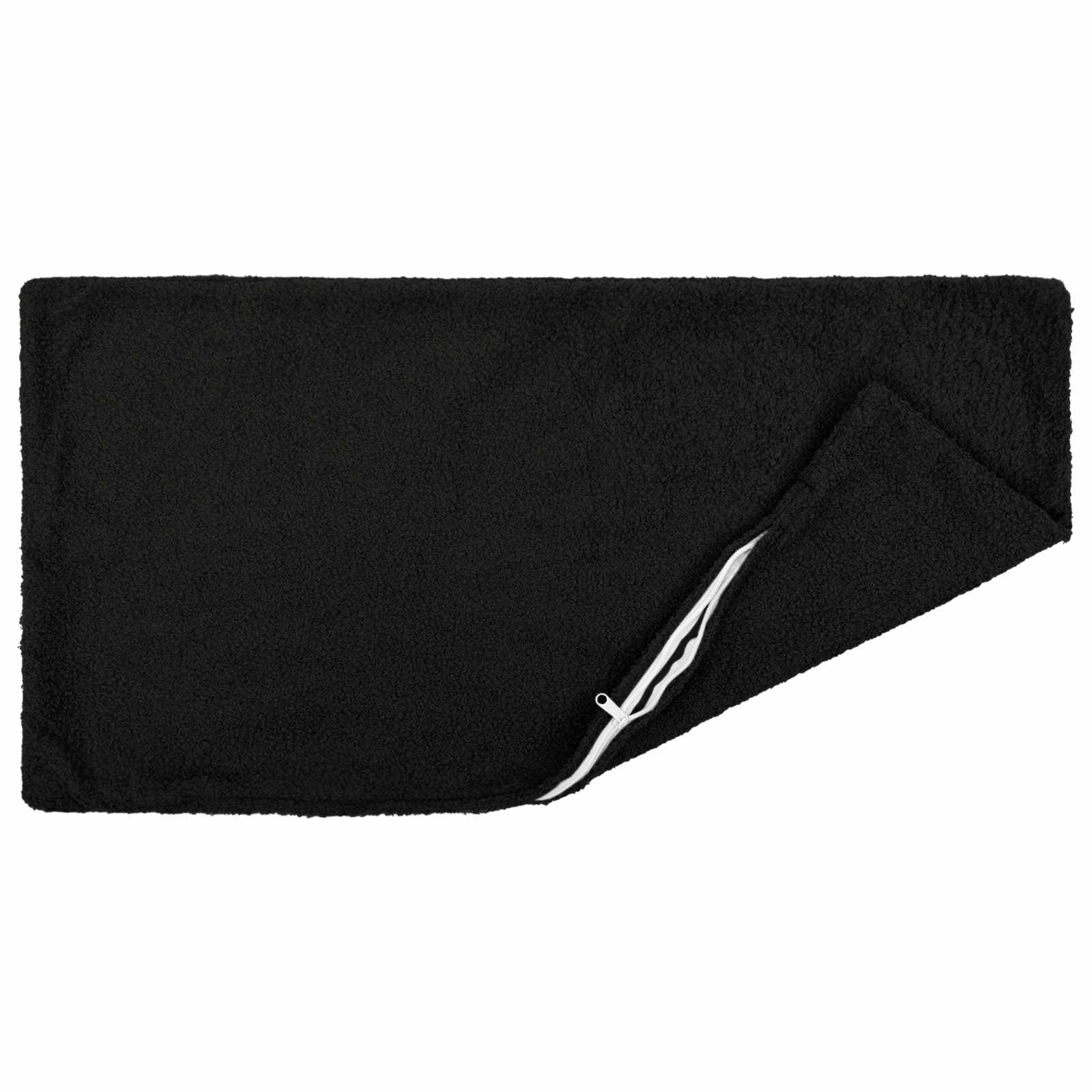 Presvlaka za jastuk 12 pcs HEERLEN Crna 40 x 80 cm Bouclé