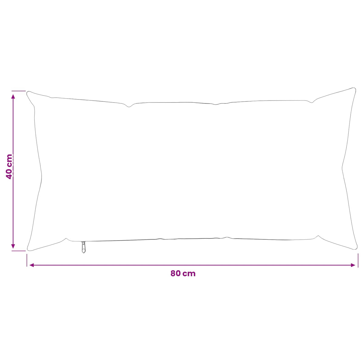 Presvlaka za jastuk 6 pcs HEERLEN Antracit 40 x 80 cm