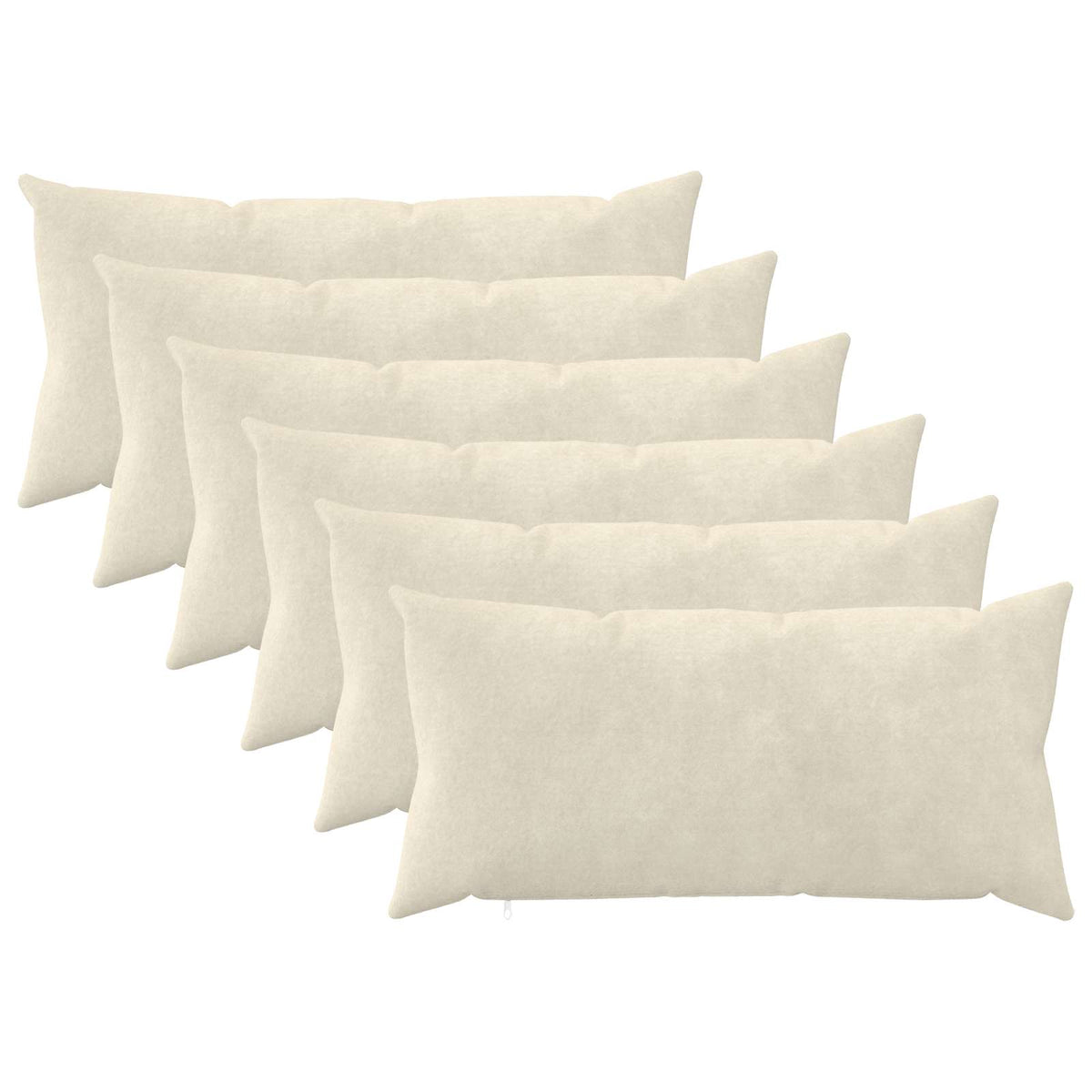 Presvlaka za jastuk 6 pcs HEERLEN Krem 40 x 80 cm