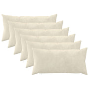 Presvlaka za jastuk 6 pcs HEERLEN Krem 40 x 80 cm