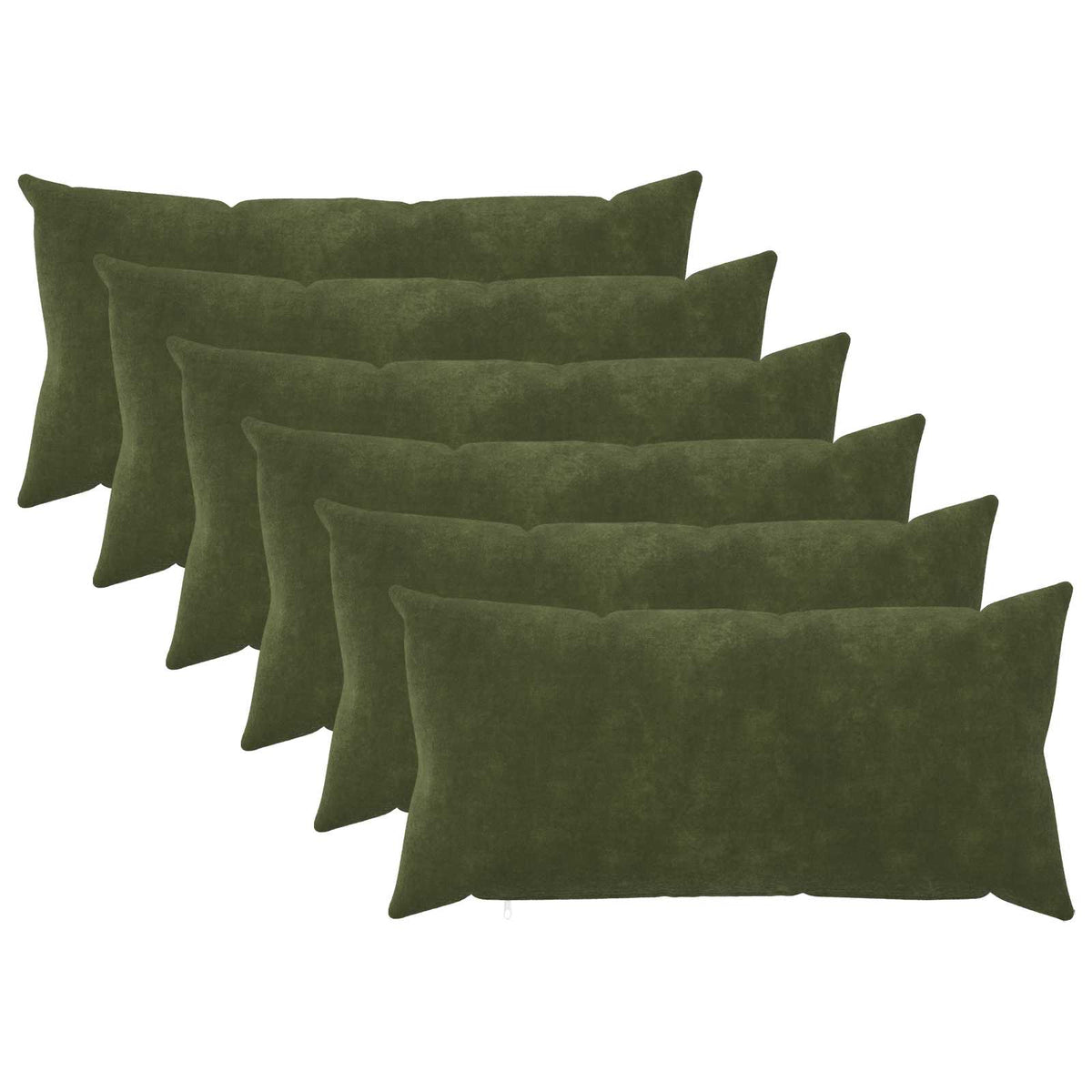 Presvlaka za jastuk 6 pcs HEERLEN Zelena 40 x 80 cm