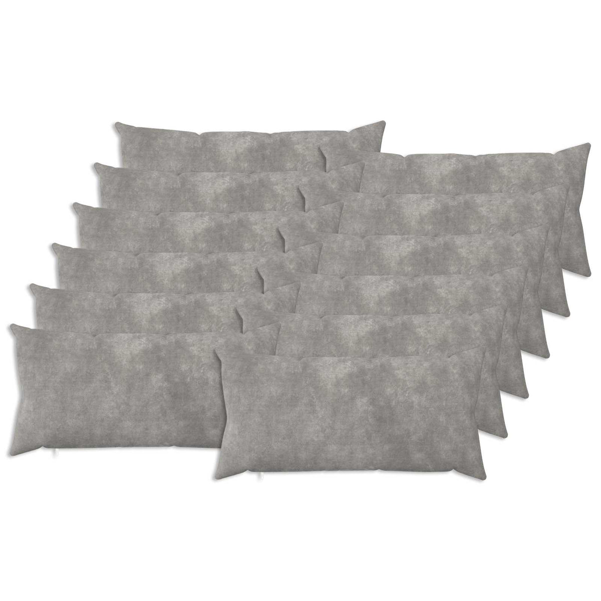 Presvlaka za jastuk 12 pcs HEERLEN Svjetlosiva 40 x 80 cm