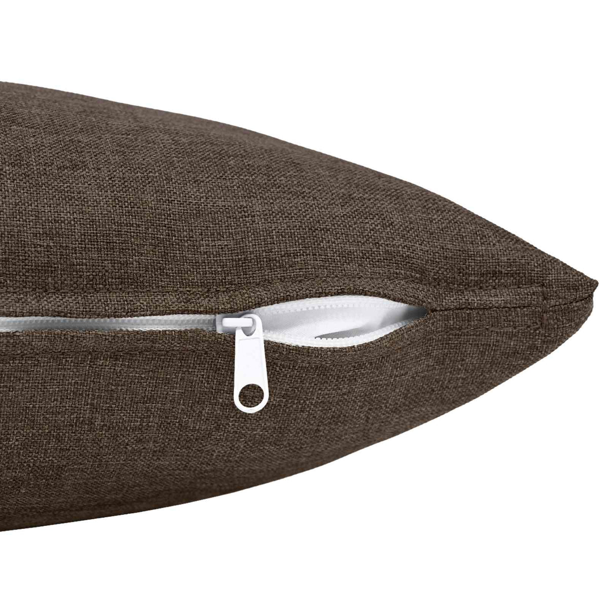 Presvlaka za jastuk 6 kom. HEERLEN Sivosmeđa 45 x 45 cm Tkanina