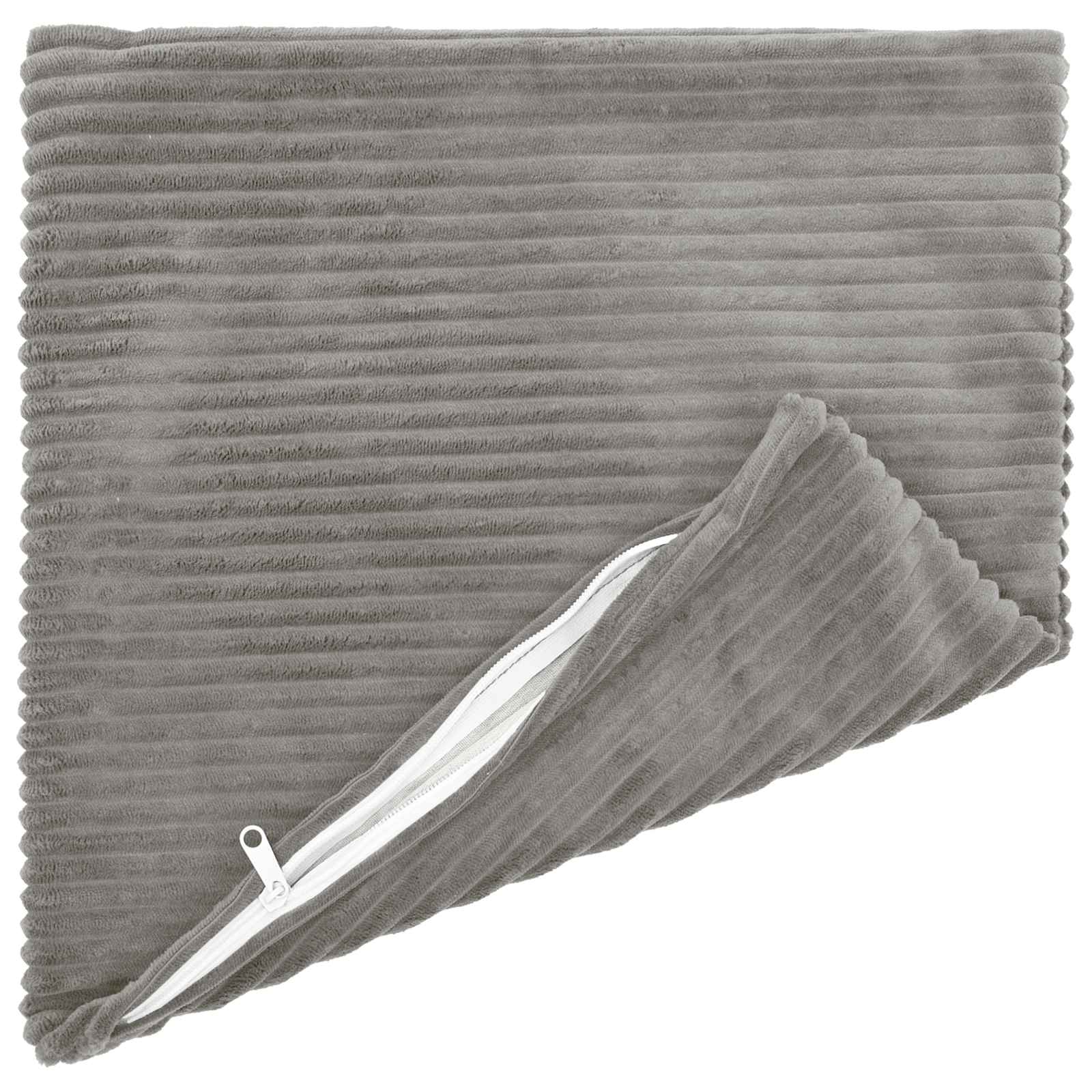 Presvlaka za jastuk 2 pcs HEERLEN Svjetlosiva 45 x 45 cm Kord