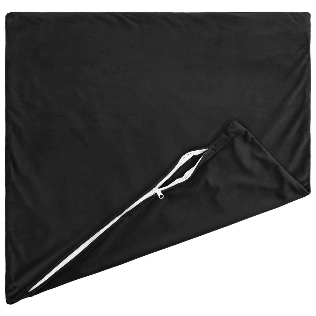 Presvlaka za jastuk 6 pcs HEERLEN Crna 50 x 50 cm Baršun