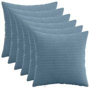 Presvlaka za jastuk 6 pcs HEERLEN Plava 50 x 50 cm Kord