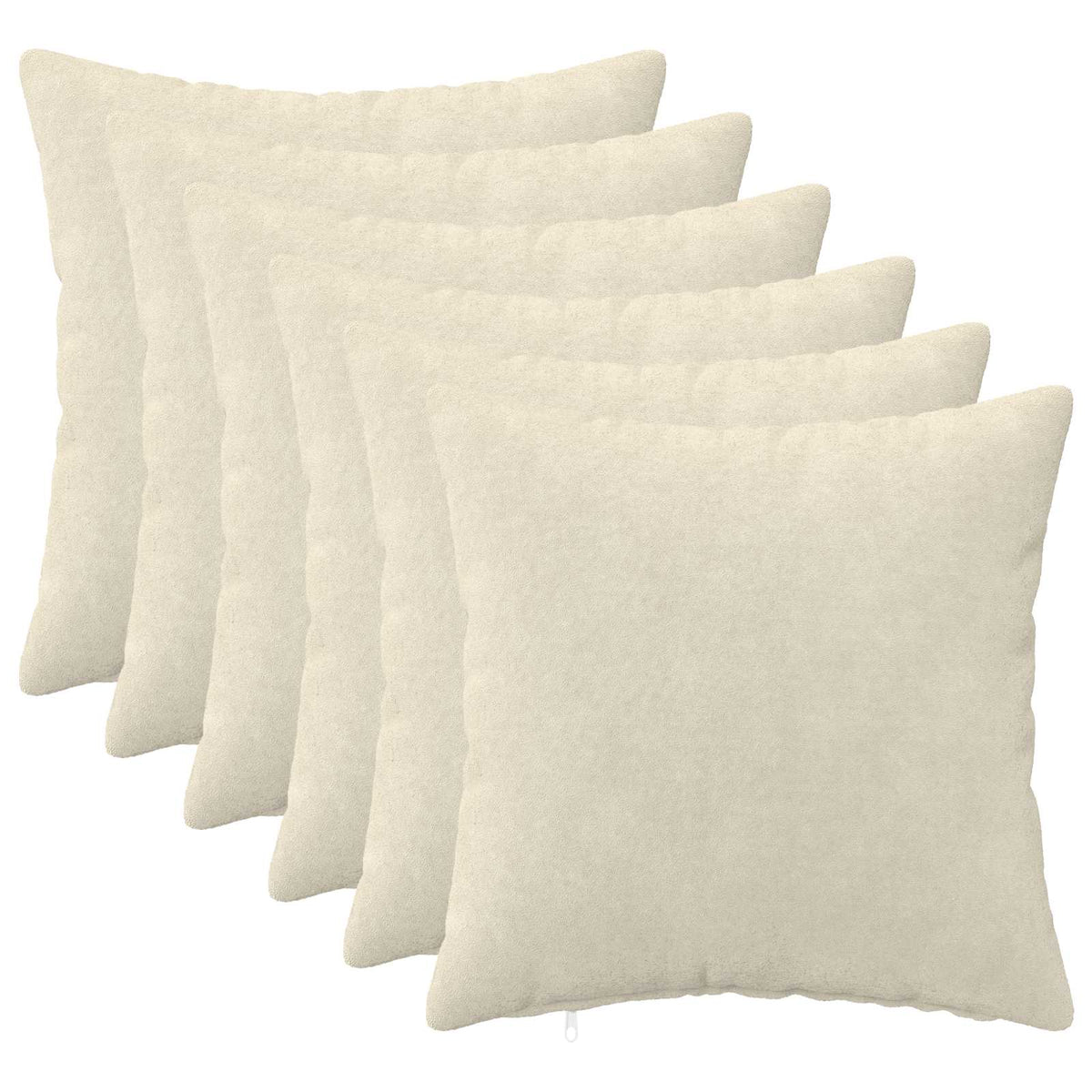 Presvlaka za jastuk 6 pcs HEERLEN Krem 50 x 50 cm