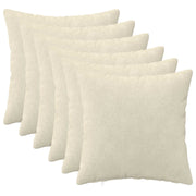 Presvlaka za jastuk 6 pcs HEERLEN Krem 50 x 50 cm