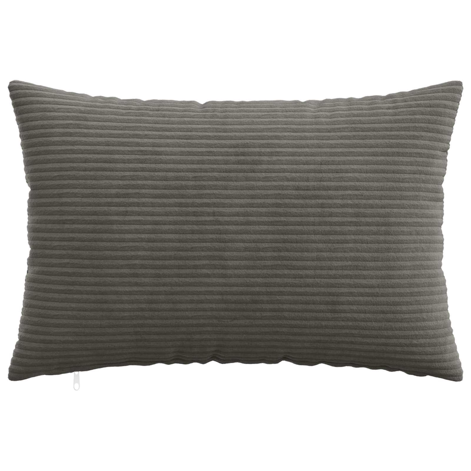 Presvlaka za jastuk 2 pcs HEERLEN Tamnosiva 50 x 70 cm Kord