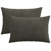 Presvlaka za jastuk 2 pcs HEERLEN Antracit 50 x 70 cm Kord