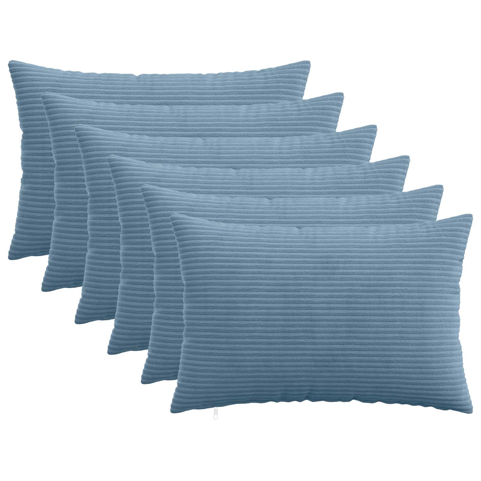 Presvlaka za jastuk 6 pcs HEERLEN Plava 50 x 75 cm Kord