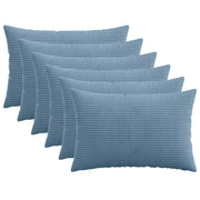 Presvlaka za jastuk 6 pcs HEERLEN Plava 50 x 75 cm Kord