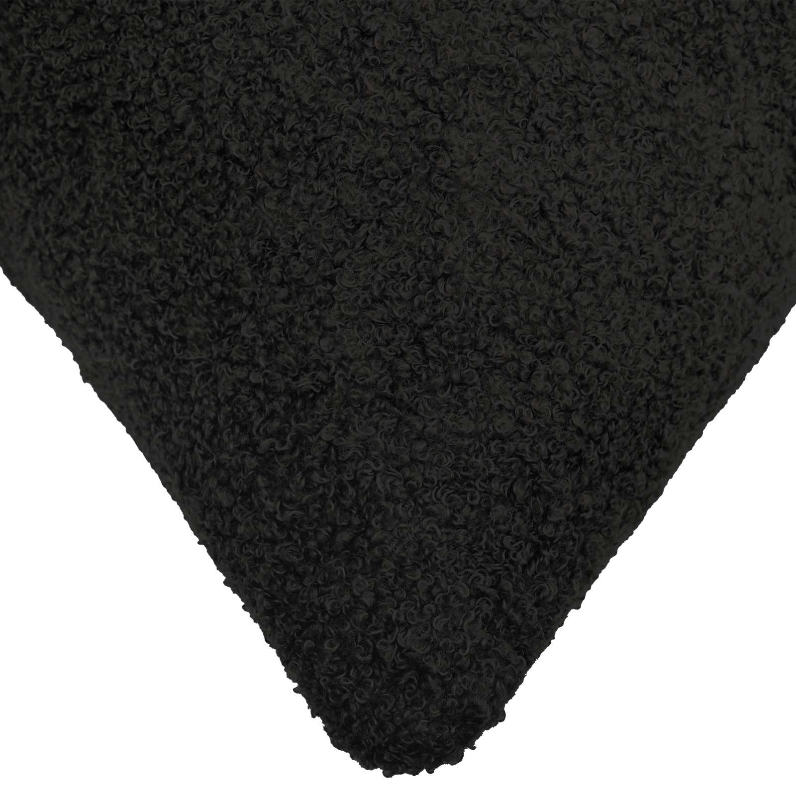 Presvlaka za jastuk 2 pcs HEERLEN Crna 50 x 75 cm Bouclé