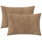 Presvlaka za jastuk 2 pcs HEERLEN Sivosmeđa 50 x 75 cm