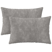 Presvlaka za jastuk 2 pcs HEERLEN Svjetlosiva 50 x 75 cm