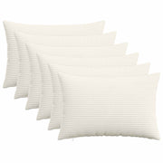 Presvlaka za jastuk 6 pcs HEERLEN Krem 50 x 80 cm Kord