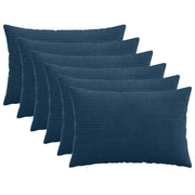 Presvlaka za jastuk 6 pcs HEERLEN Mornarsko plava 50 x 80 cm