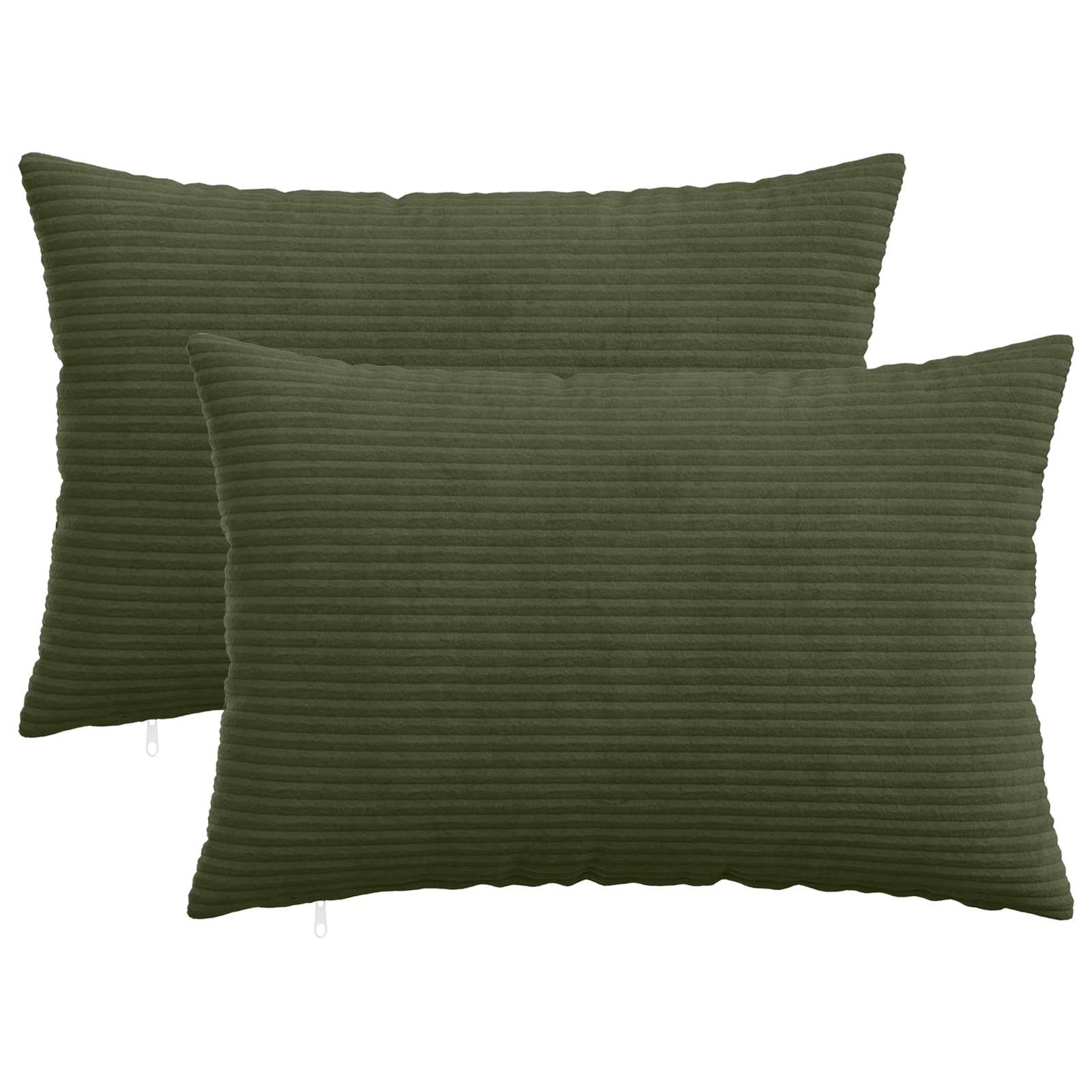 Presvlaka za jastuk 2 pcs HEERLEN Zelena 50 x 80 cm Kord