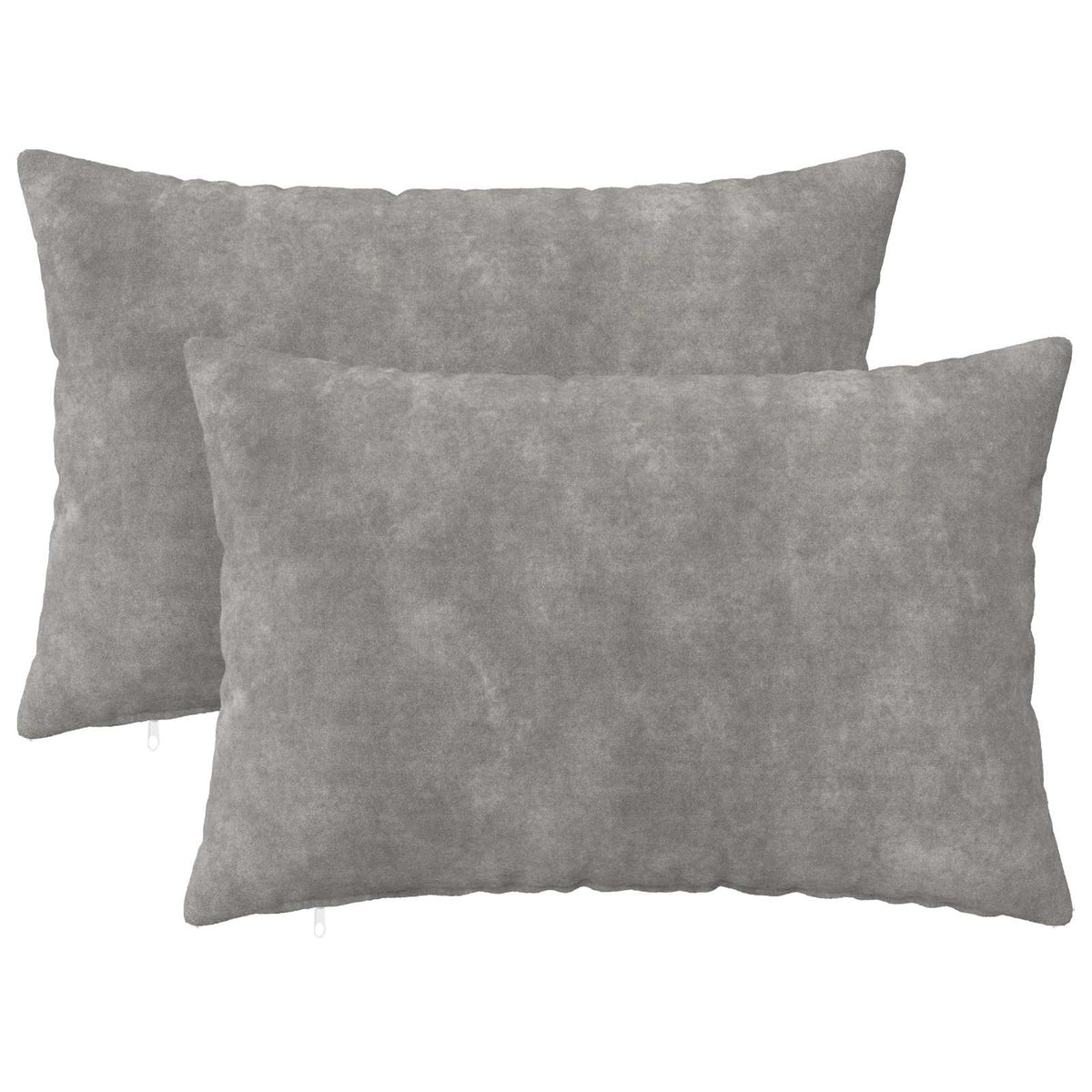 Presvlaka za jastuk 2 pcs HEERLEN Svjetlosiva 50 x 80 cm