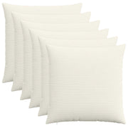 Presvlaka za jastuk 6 pcs HEERLEN Krem 55 x 55 cm Kord