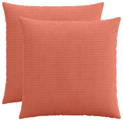 Presvlaka za jastuk 2 pcs HEERLEN Crvena narančasta 55 x 55 cm