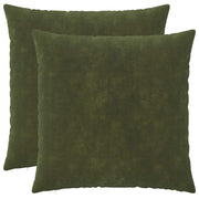 Presvlaka za jastuk 2 pcs HEERLEN Zelena 55 x 55 cm