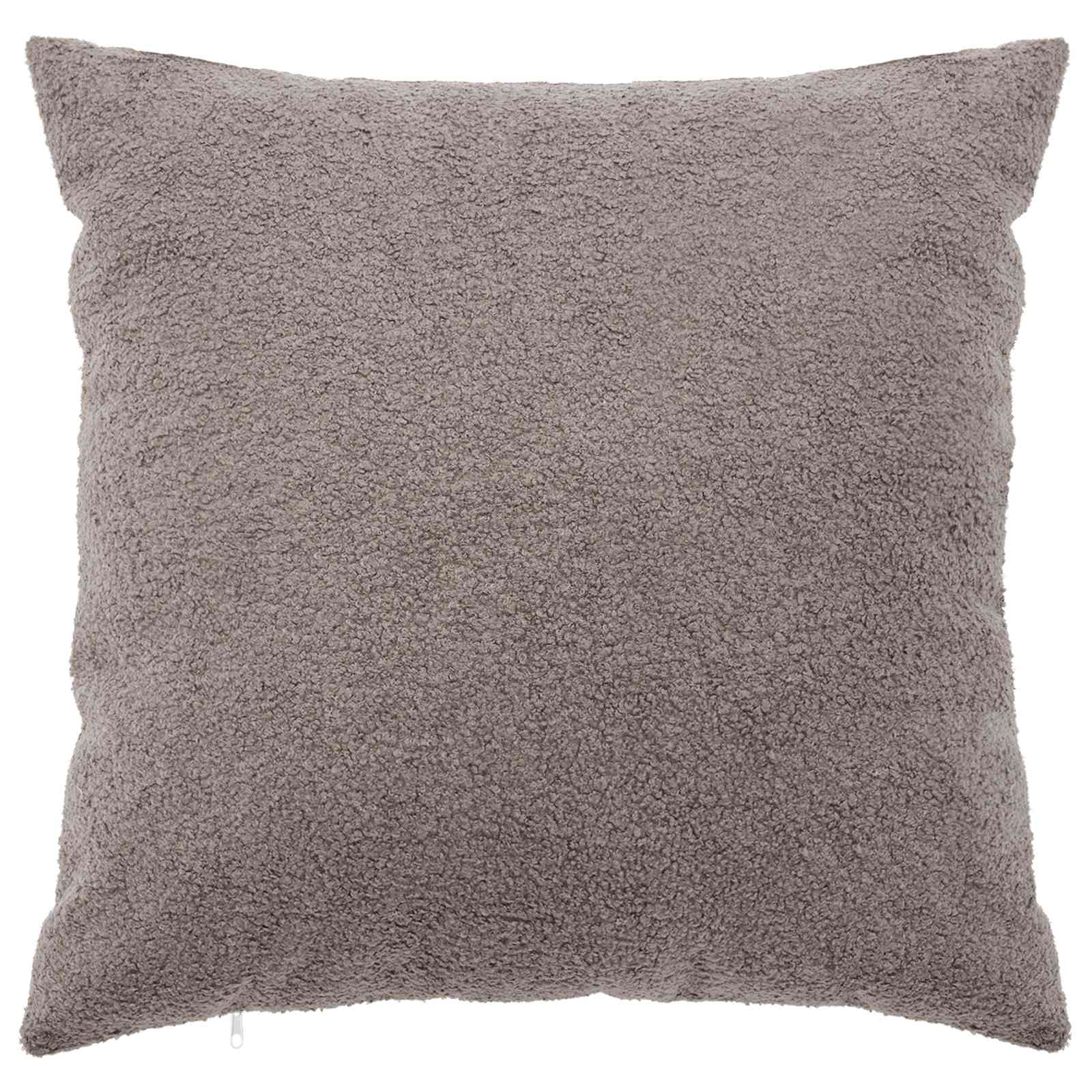 Presvlaka za jastuk 6 pcs HEERLEN Svjetlosiva 60 x 60 cm Bouclé