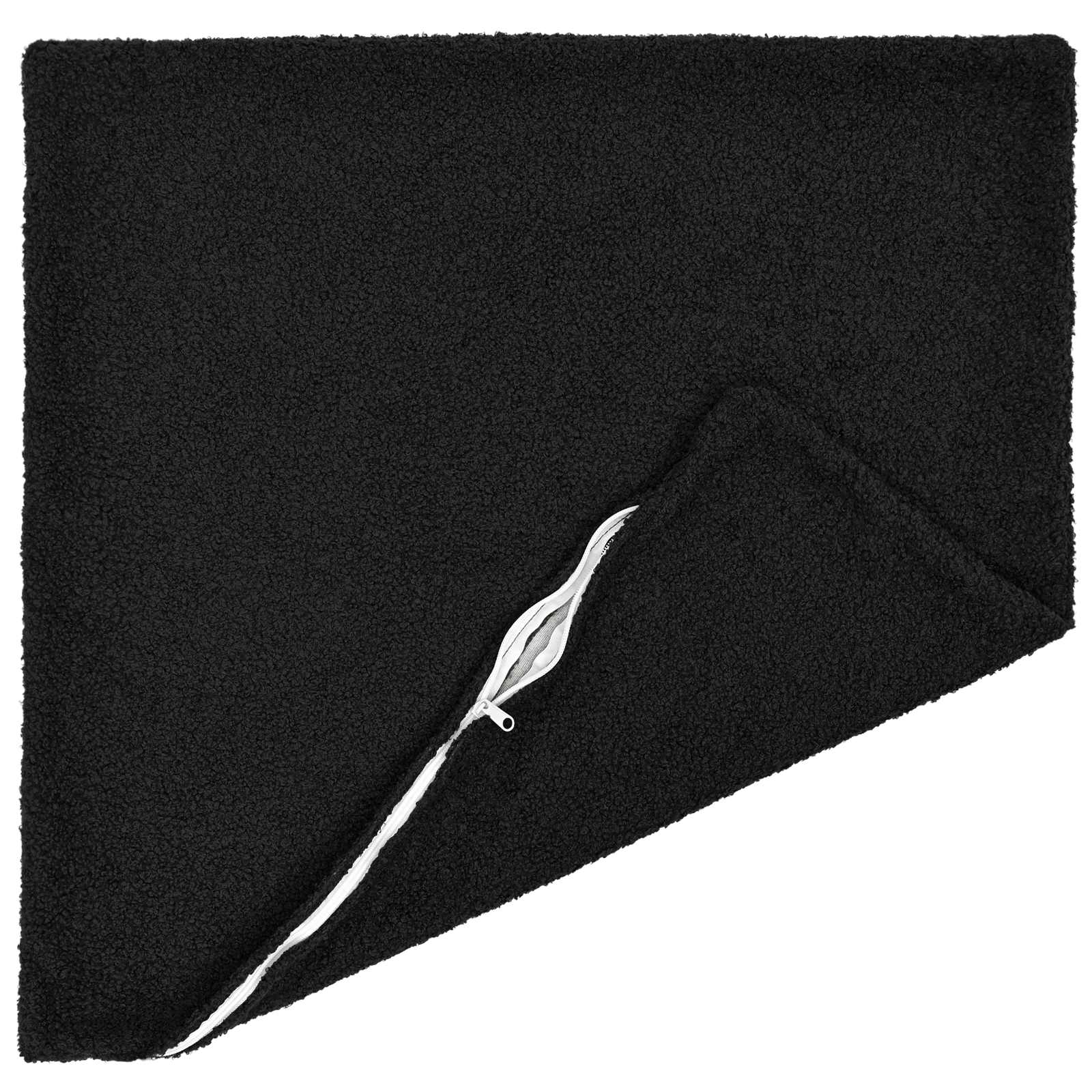 Presvlaka za jastuk 2 pcs HEERLEN Crna 60 x 60 cm Bouclé