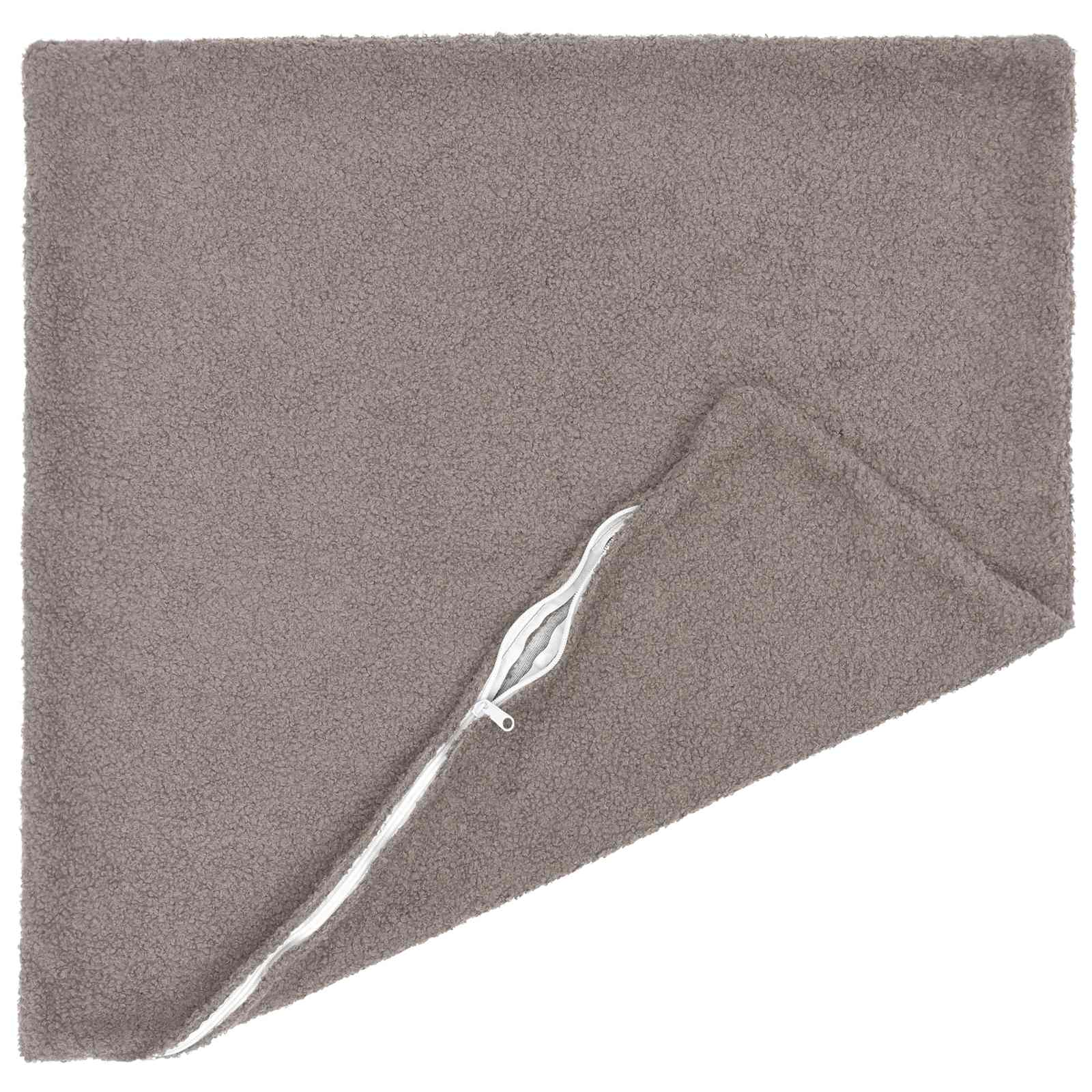 Presvlaka za jastuk 2 pcs HEERLEN Svjetlosiva 65 x 65 cm Bouclé