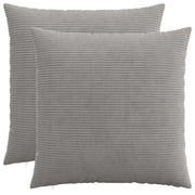 Presvlaka za jastuk 2 pcs HEERLEN Svjetlosiva 70 x 70 cm Kord
