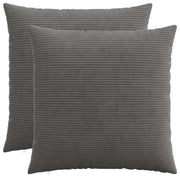 Presvlaka za jastuk 2 pcs HEERLEN Tamnosiva 70 x 70 cm Kord