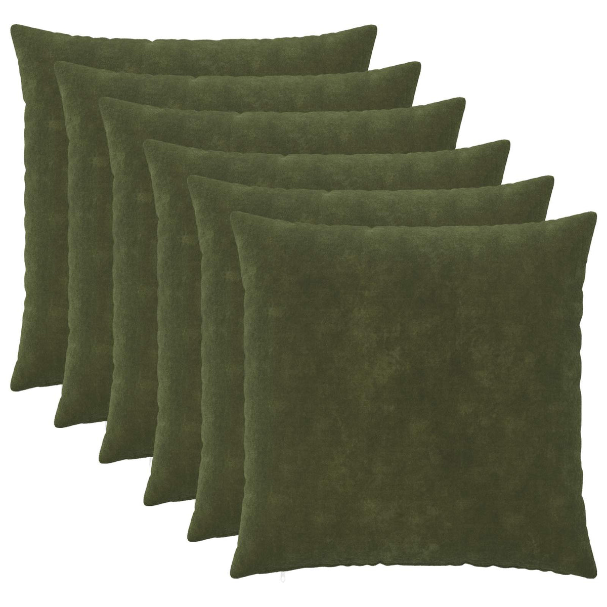 Presvlaka za jastuk 6 pcs HEERLEN Zelena 70 x 70 cm