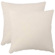 Presvlaka za jastuk 2 pcs HEERLEN Krem 80 x 80 cm Bouclé