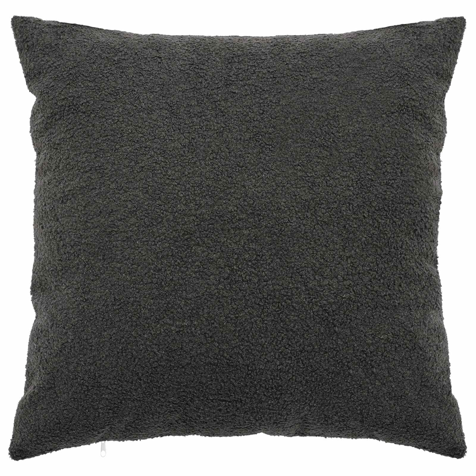 Presvlaka za jastuk 2 pcs HEERLEN Tamnosiva 80 x 80 cm Bouclé