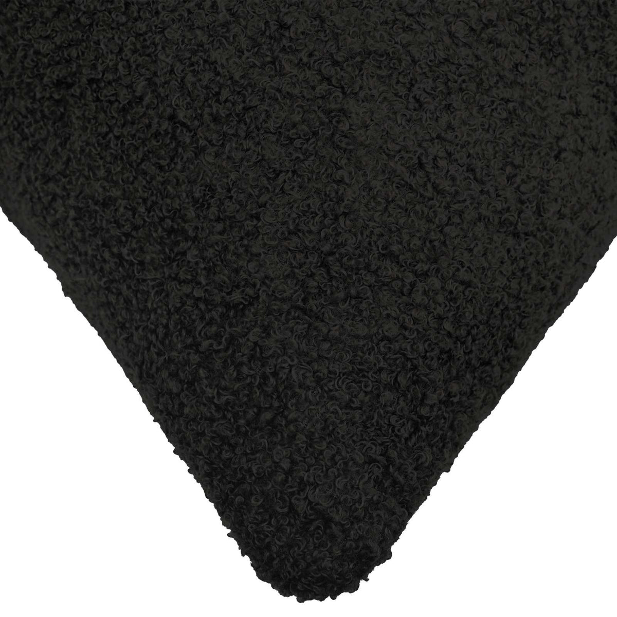 Presvlaka za jastuk 6 pcs HEERLEN Crna 80 x 80 cm Bouclé