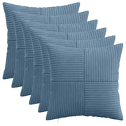 Presvlaka za jastuk 6 pcs ALMELO Plava 30 x 30 cm Kord