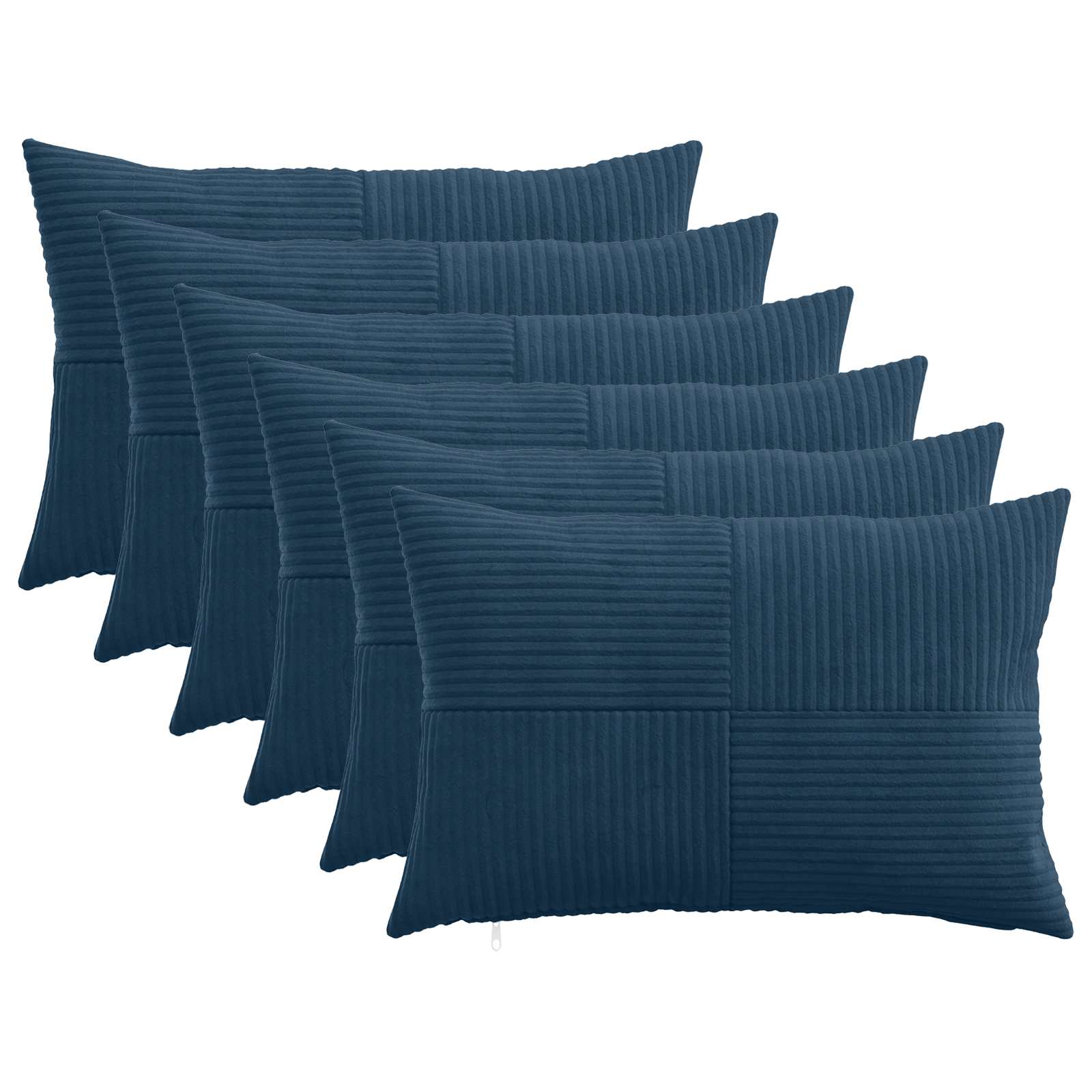 Presvlaka za jastuk 6 pcs ALMELO Mornarsko plava 30 x 50 cm