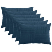 Presvlaka za jastuk 6 pcs ALMELO Mornarsko plava 30 x 50 cm