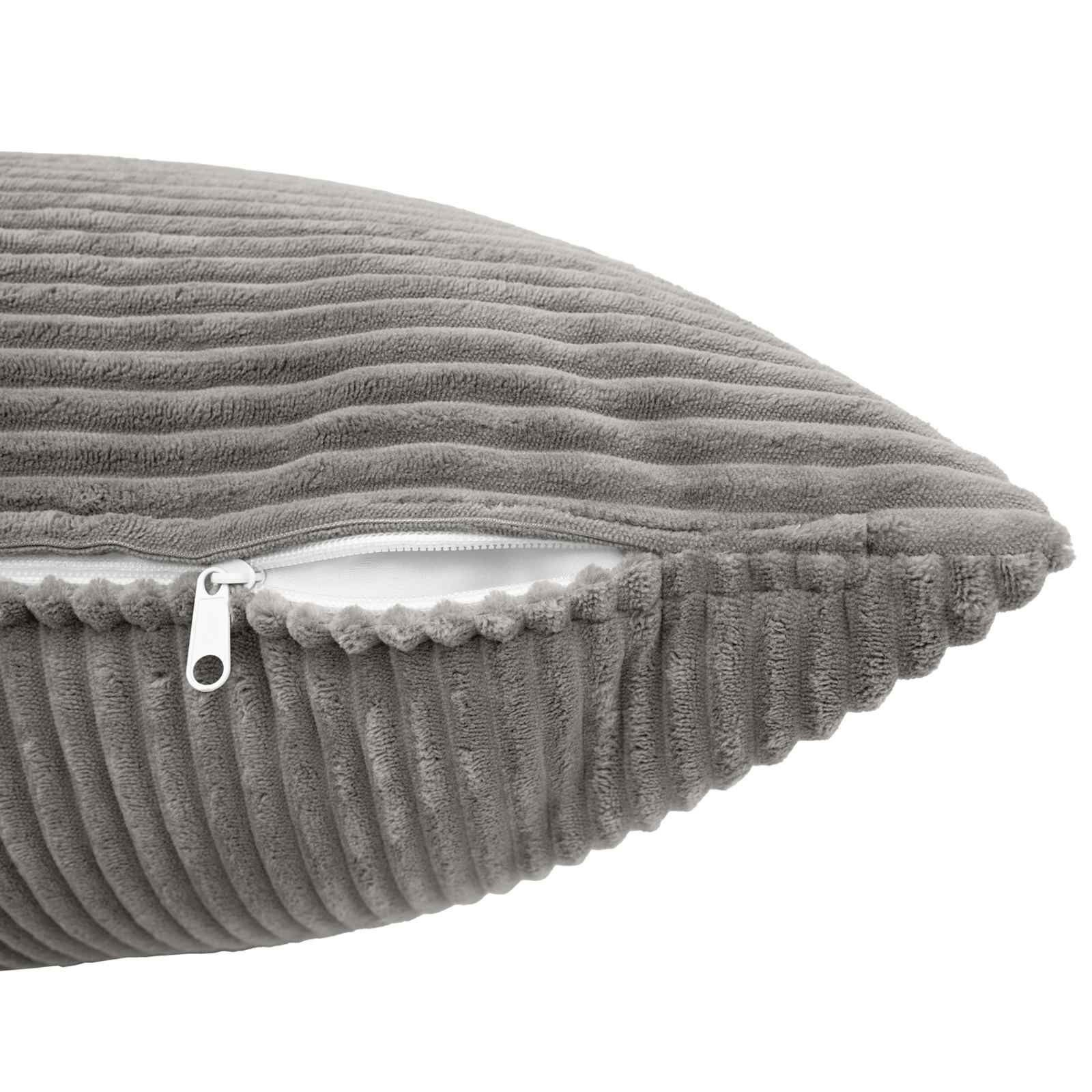 Presvlaka za jastuk 2 pcs ALMELO Svjetlosiva 35 x 35 cm Kord