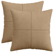 Presvlaka za jastuk 2 pcs ALMELO Smeđa 35 x 35 cm Kord