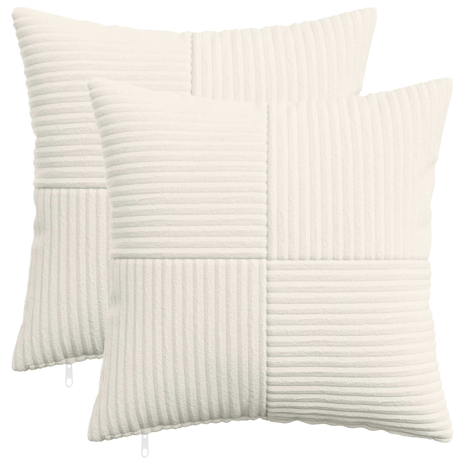 Presvlaka za jastuk 2 pcs ALMELO Krem 40 x 40 cm Kord