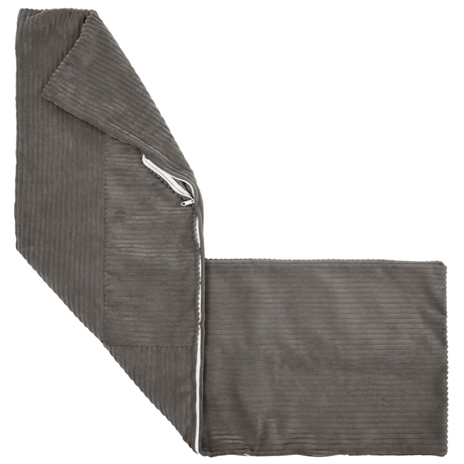 Presvlaka za jastuk ALMELO Tamnosiva 40 x 145 cm Kord